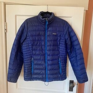 Patagonia Women's Blue Puffer Jacket
